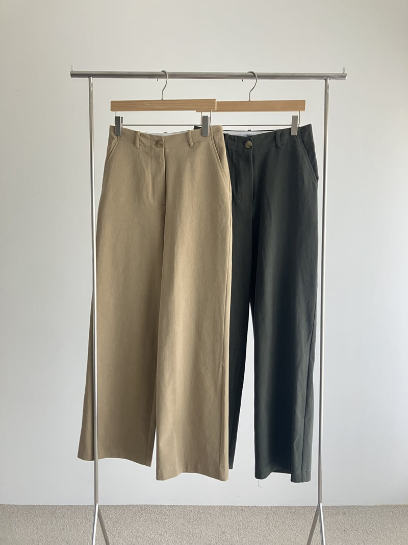 Roomk - Korean Women Fashion - #momslook - Cotton Pants - 5