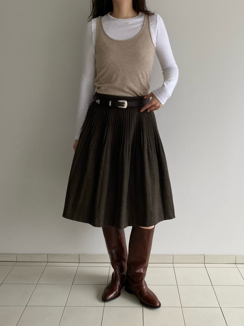 Roomk - Korean Women Fashion - #momslook - Pleated Skirt