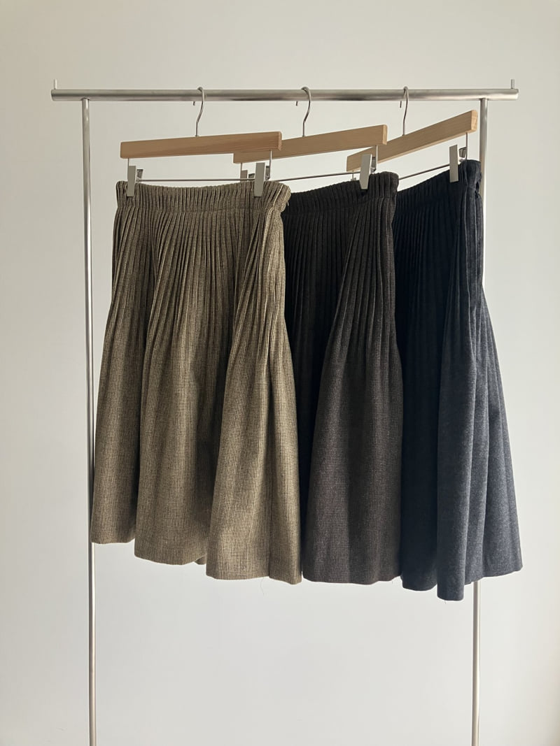 Roomk - Korean Women Fashion - #momslook - Pleated Skirt - 7