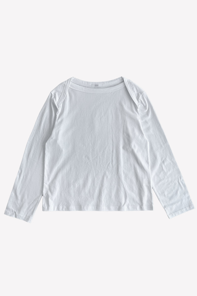 Roomk - Korean Women Fashion - #restrostyle - Boat Tee - 4