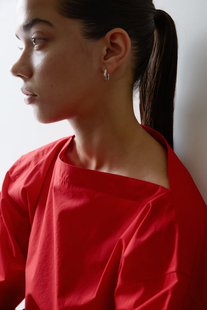 Roomk - Korean Women Fashion - #thatsdarling - Lip Blouse - 4