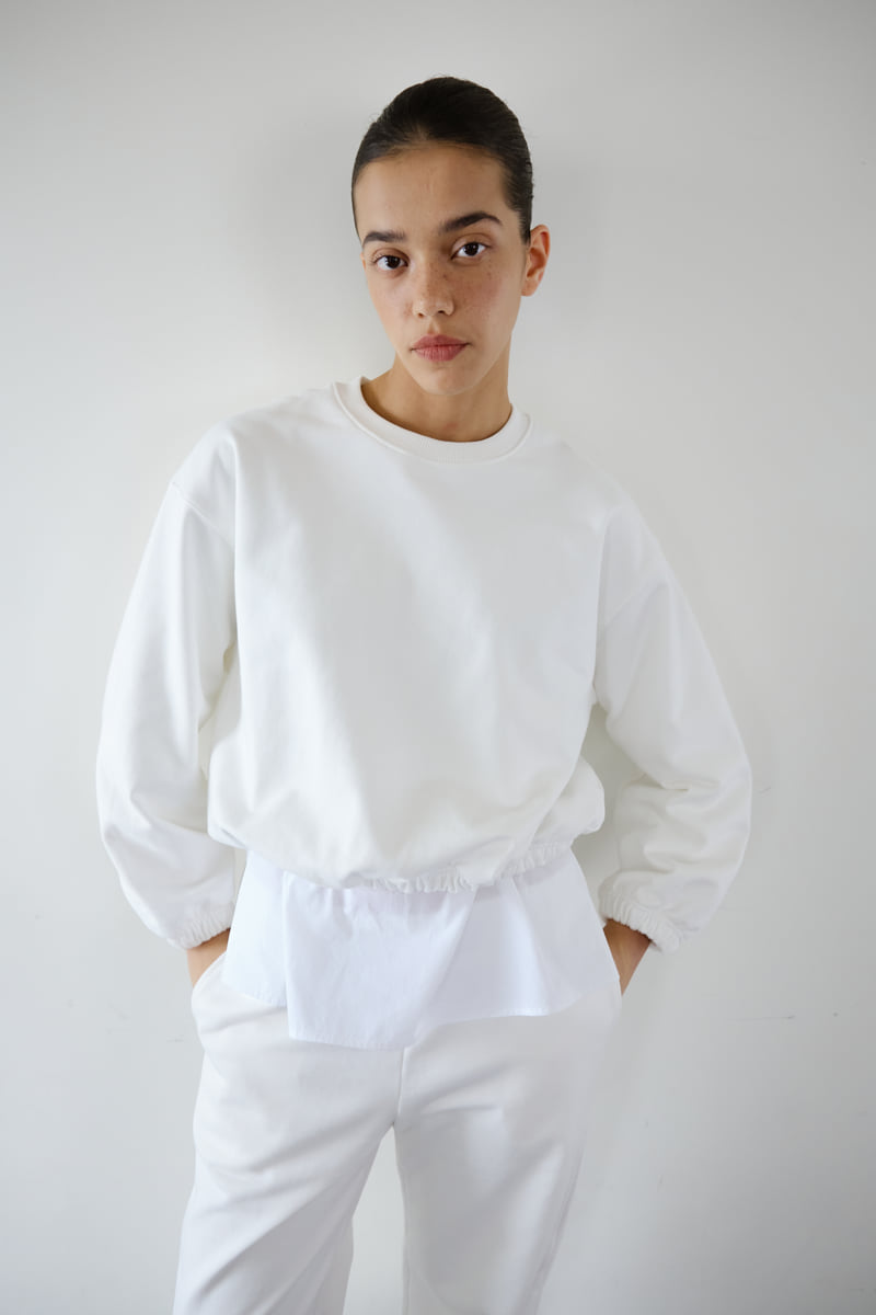 Roomk - Korean Women Fashion - #vintagekidsstyle - Autumn Sweatshirt - 3