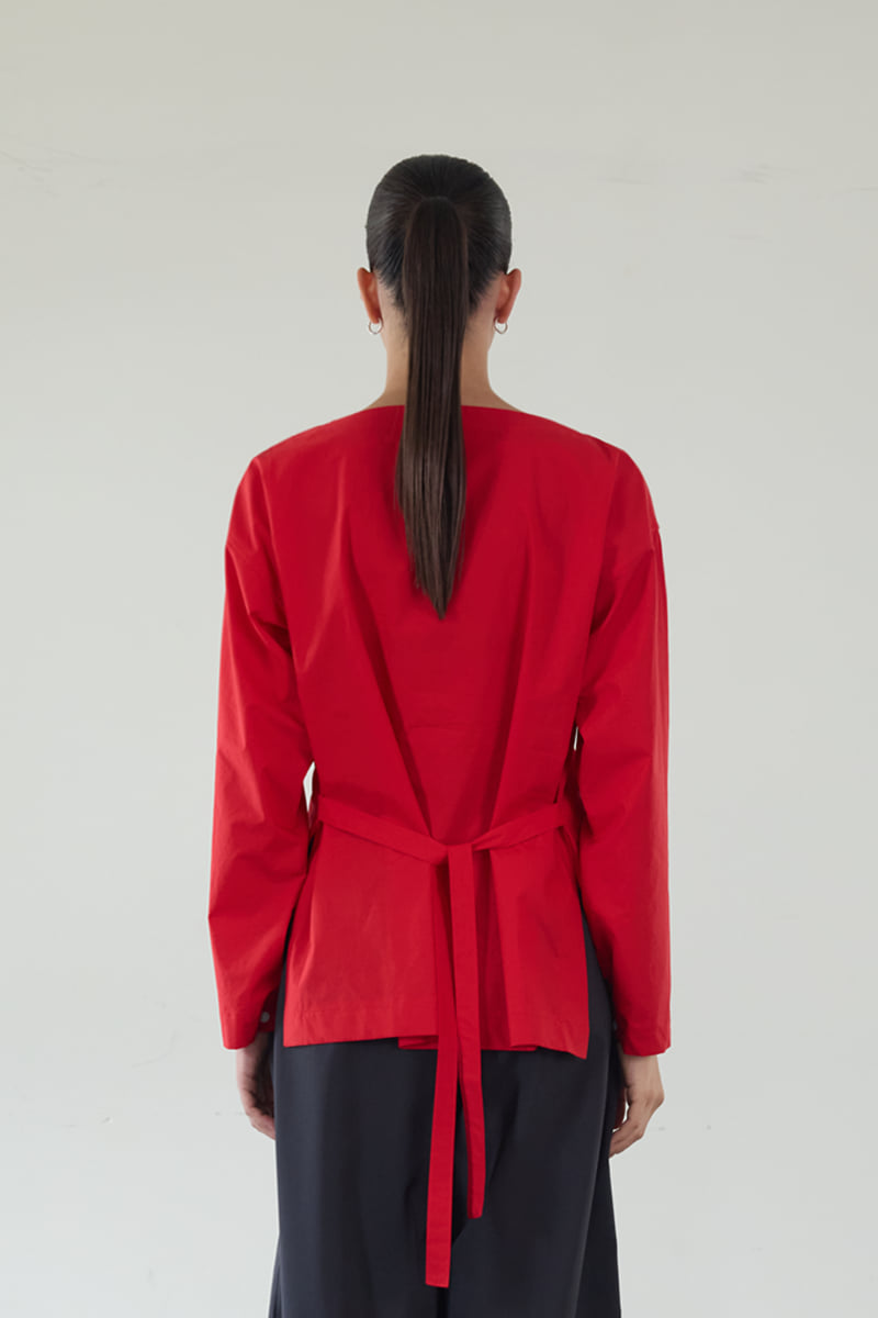 Roomk - Korean Women Fashion - #womensfashion - Lip Blouse - 10