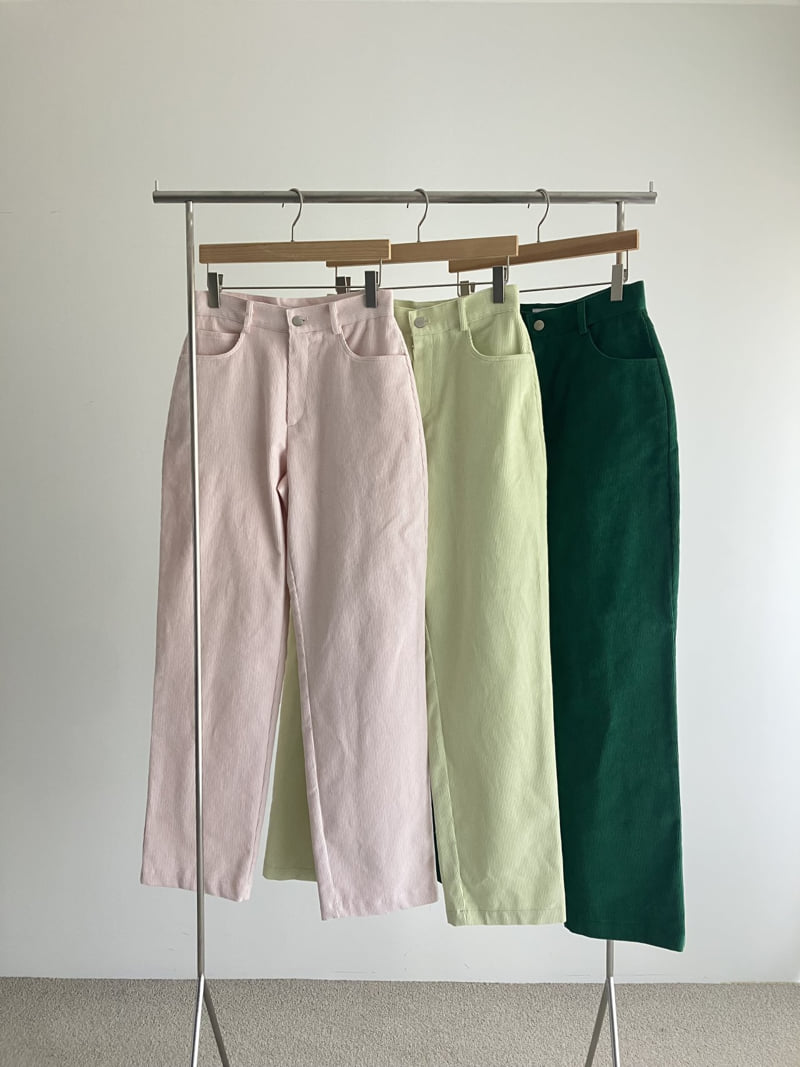 Roomk - Korean Women Fashion - #womensfashion - Corduroy Pants