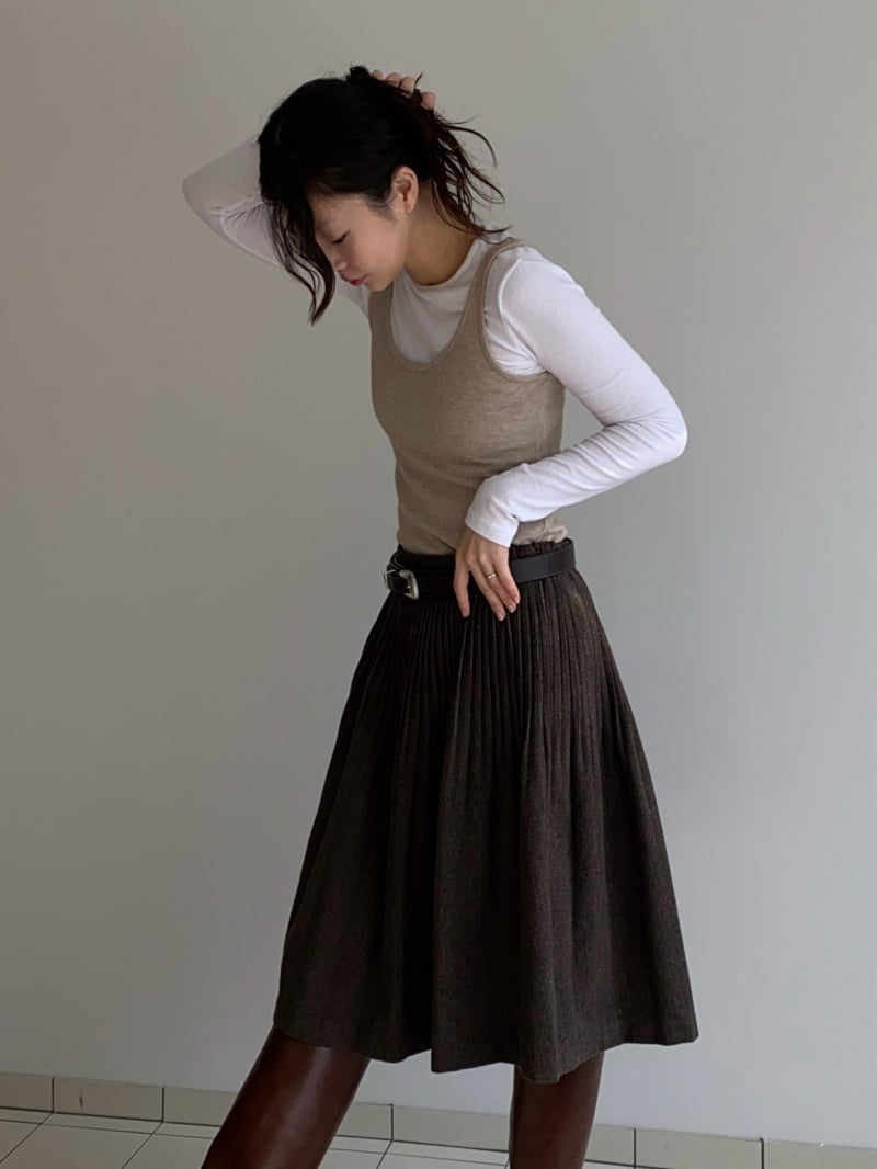 Roomk - Korean Women Fashion - #momslook - Pleated Skirt - 4
