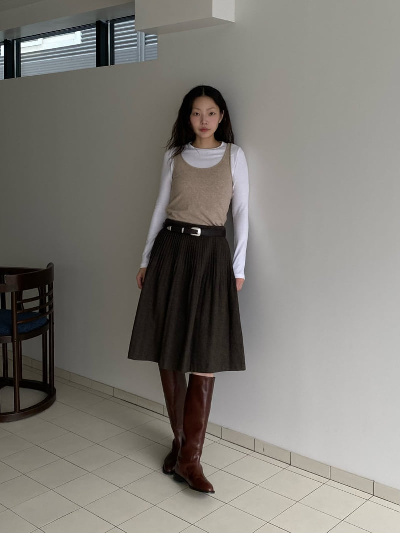 Roomk - Korean Women Fashion - #womensfashion - Pleated Skirt - 6