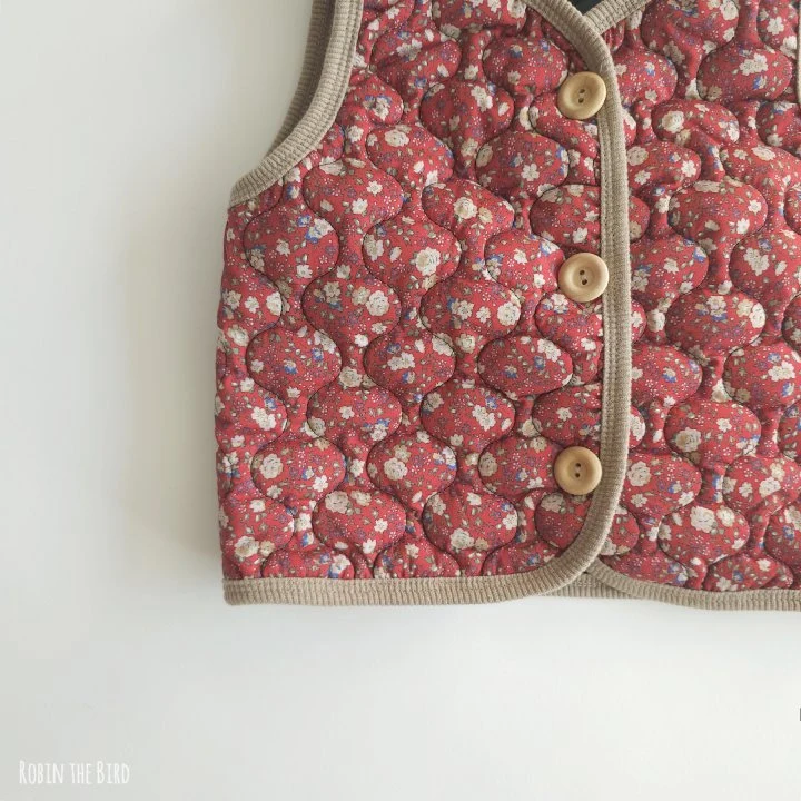 Saerobin - Korean Baby Fashion - #babyboutique - Quilted Vest Kimchi Set - 10