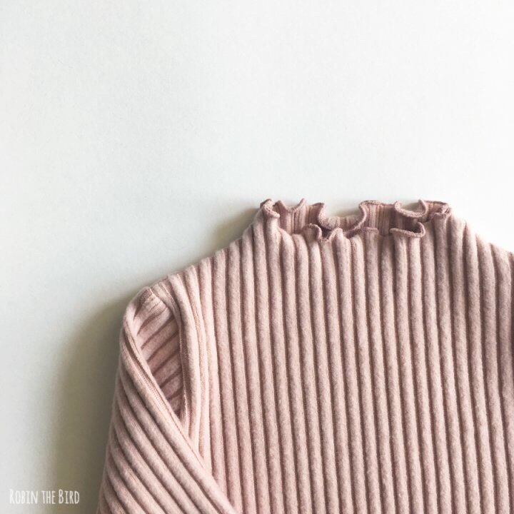 Saerobin - Korean Baby Fashion - #babyboutiqueclothing - Fleece Ribbed Wave Tee - 6
