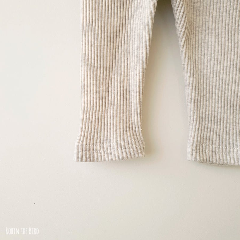 Saerobin - Korean Baby Fashion - #babyboutiqueclothing - Ribbed Bodysuit Bottom - 12