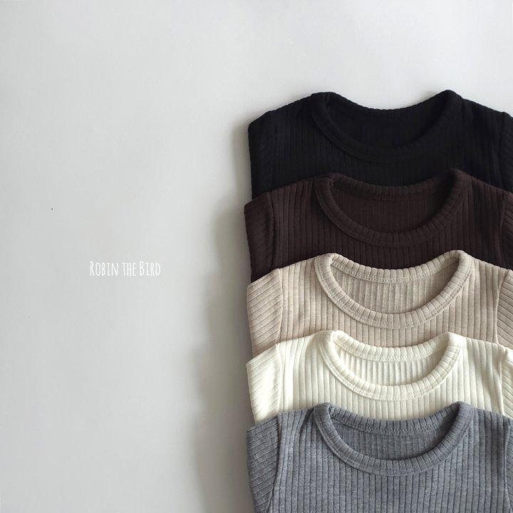 Saerobin - Korean Baby Fashion - #babyclothing - Soft Fleece Ribbed Easywear