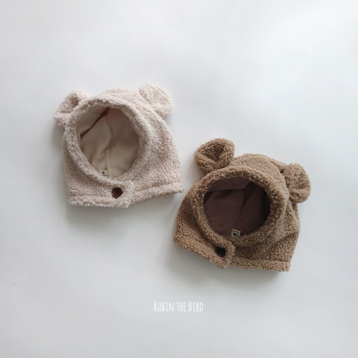 Saerobin - Korean Baby Fashion - #babyfashion - Teddy Hood Warmer
