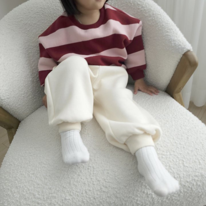 Saerobin - Korean Baby Fashion - #babyfashion - Fleece Jogger Pants - 10