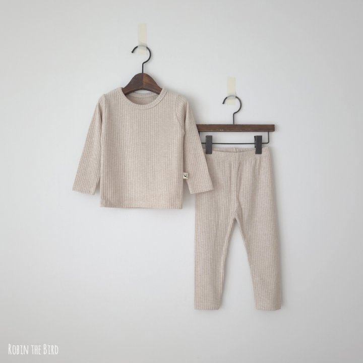 Saerobin - Korean Baby Fashion - #babyfever - Soft Fleece Ribbed Easywear - 3