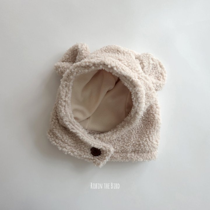 Saerobin - Korean Baby Fashion - #babyfever - Teddy Hood Warmer - 2