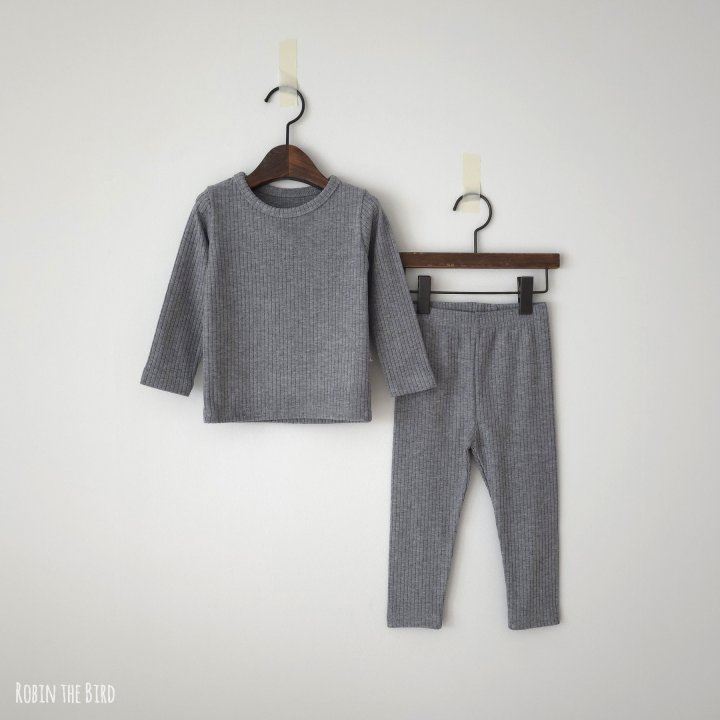 Saerobin - Korean Baby Fashion - #babyfever - Soft Fleece Ribbed Easywear - 4