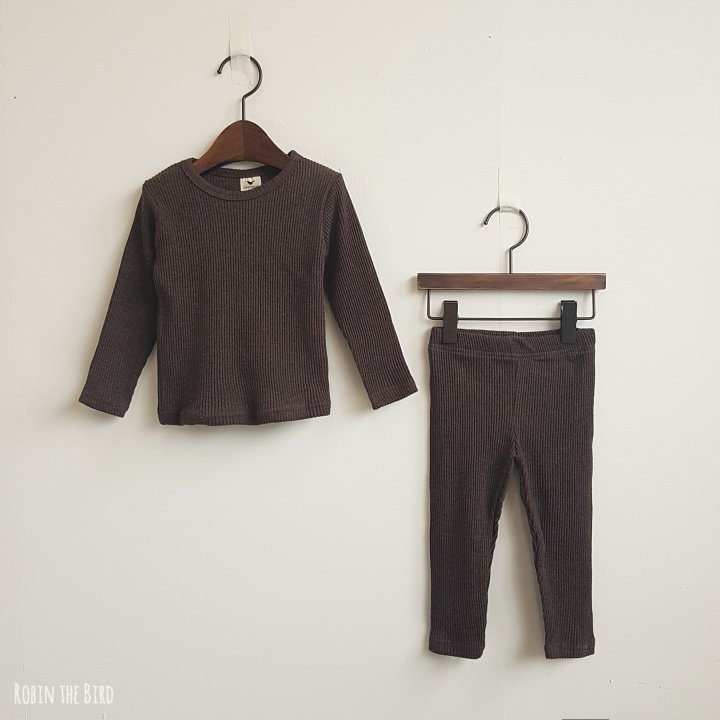 Saerobin - Korean Baby Fashion - #babyoutfit - Ribbed Easywear - 5