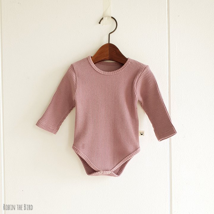 Saerobin - Korean Baby Fashion - #babywear - Ribbed Bodysuit Bottom - 7