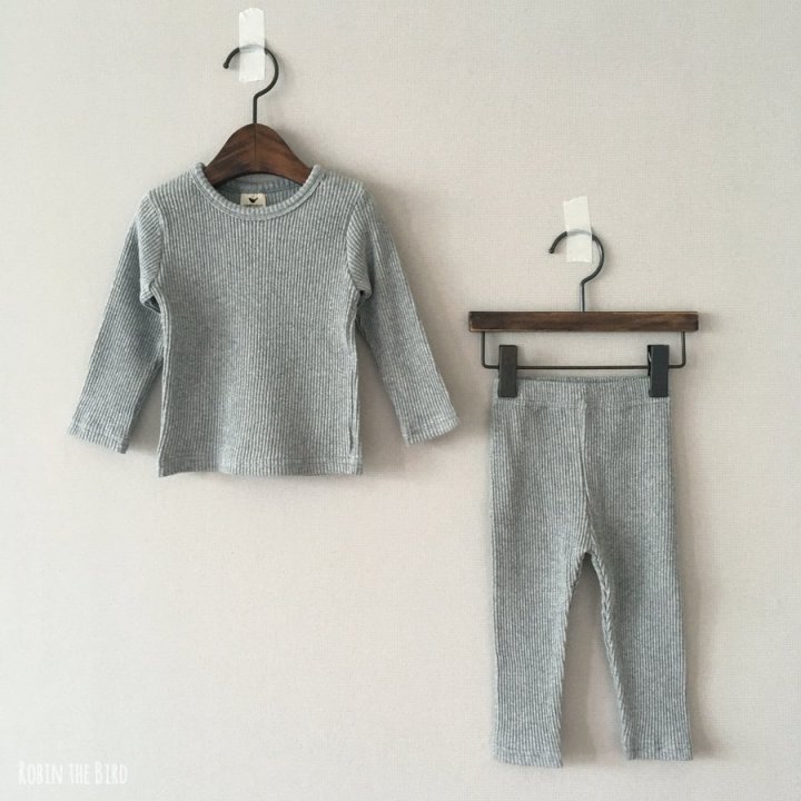 Saerobin - Korean Baby Fashion - #babywear - Ribbed Easywear - 6