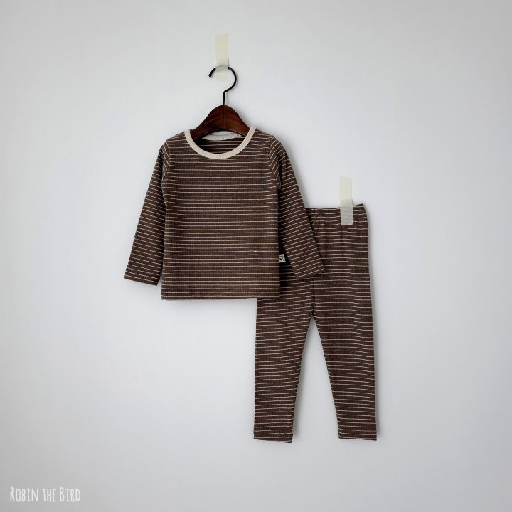 Saerobin - Korean Children Fashion - #discoveringself - Stripe Ribbed Easywear - 3