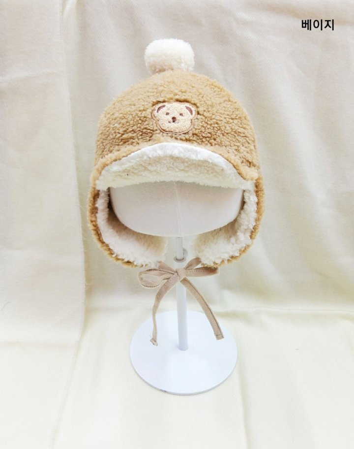 Shinseage Kids - Korean Children Fashion - #Kfashion4kids - Teddy Fleece Ball Earflap Hat - 7