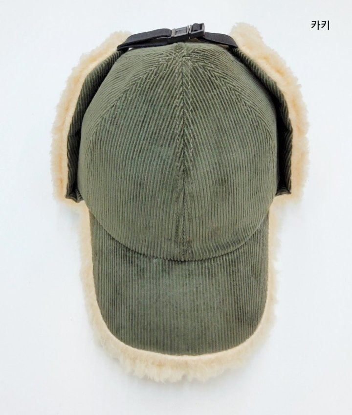 Shinseage Kids - Korean Children Fashion - #Kfashion4kids - Corduroy Fleece Earflap Ball Cap - 2