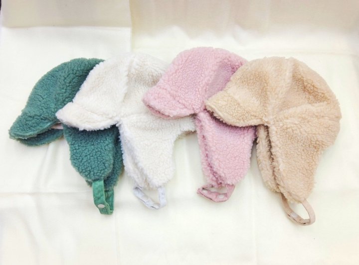 Shinseage Kids - Korean Children Fashion - #Kfashion4kids - Fleece Button Earflap Hat