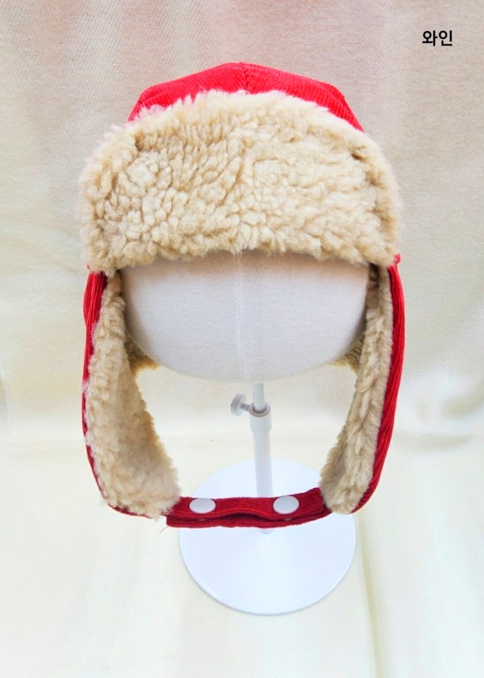 Shinseage Kids - Korean Children Fashion - #childrensboutique - Junior Corduroy Fleece Earflap Hat - 3