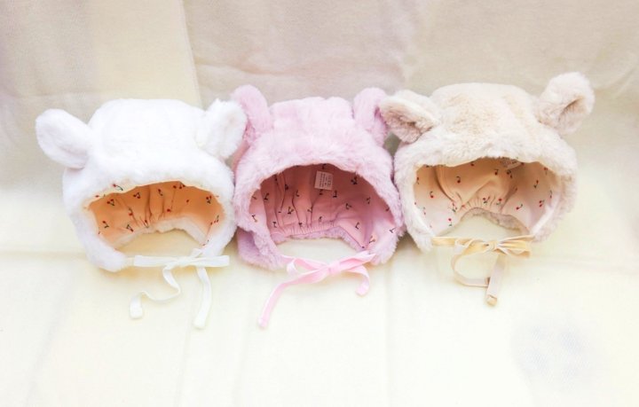 Shinseage Kids - Korean Children Fashion - #childrensboutique - Cherry Bear Earflap Hat