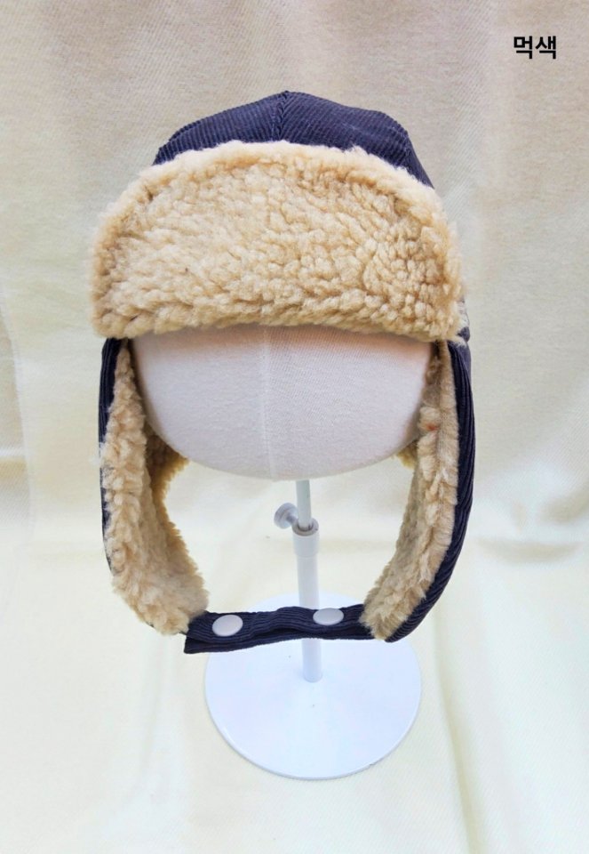 Shinseage Kids - Korean Children Fashion - #childrensboutique - Junior Corduroy Fleece Earflap Hat - 4