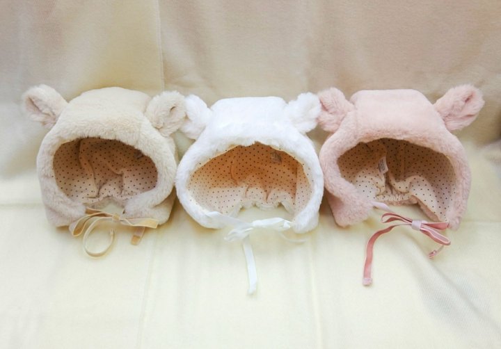 Shinseage Kids - Korean Children Fashion - #discoveringself - Dot Bear Earflap Hat