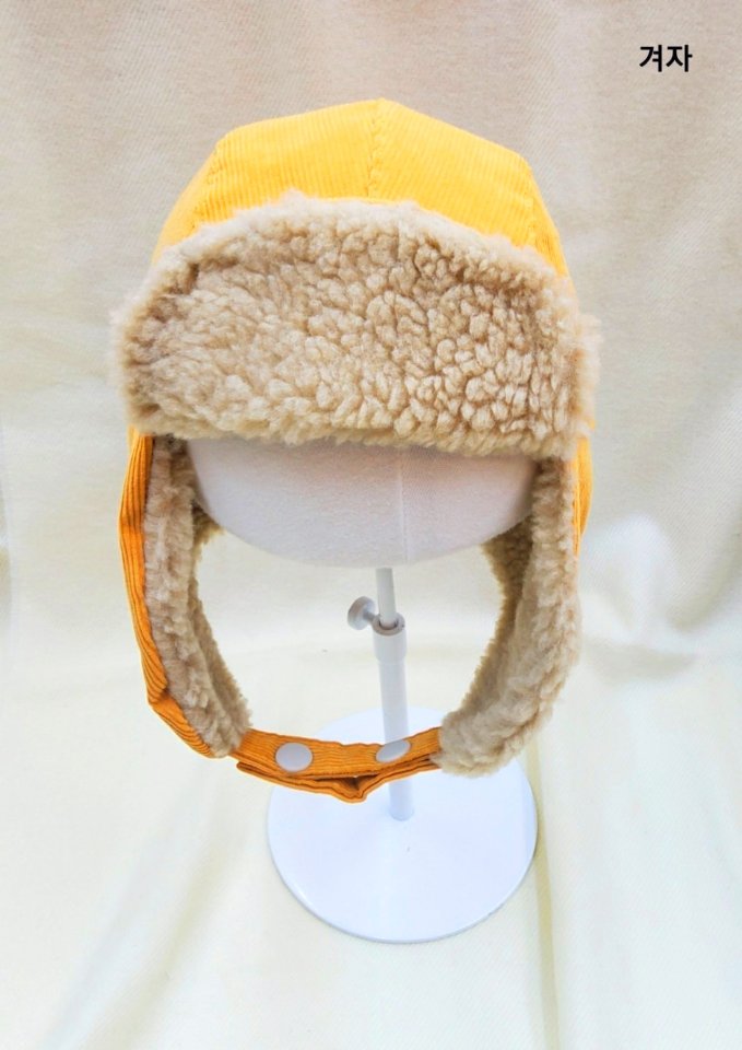 Shinseage Kids - Korean Children Fashion - #fashionkids - Junior Corduroy Fleece Earflap Hat - 6