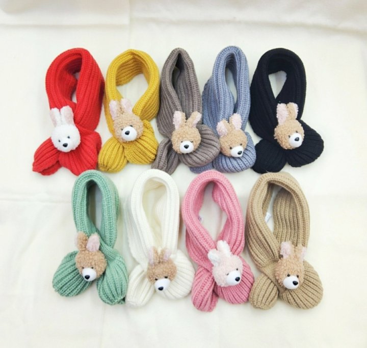 Shinseage Kids - Korean Children Fashion - #kidsshorts - Bunny Neck Warmer