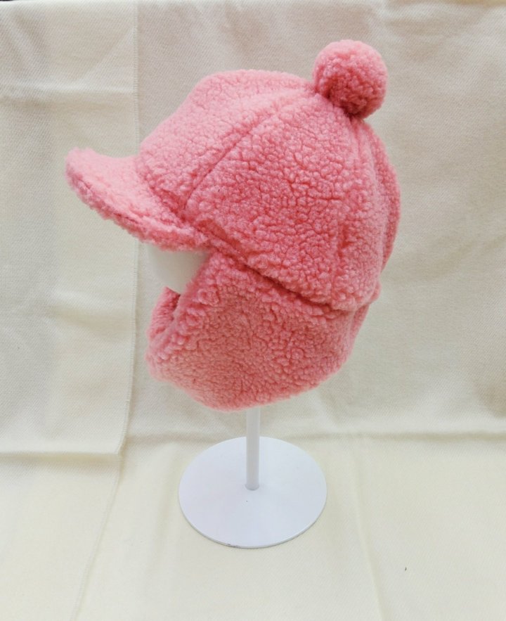 Shinseage Kids - Korean Children Fashion - #kidsshorts - Long Ear Fleece Ball Hat - 10