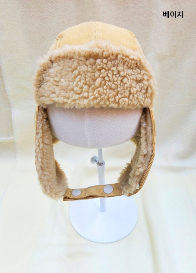 Shinseage Kids - Korean Children Fashion - #kidsshorts - Junior Corduroy Fleece Earflap Hat - 7