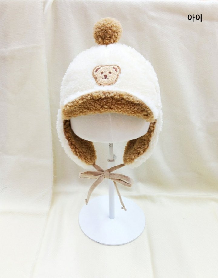 Shinseage Kids - Korean Children Fashion - #kidsstore - Teddy Fleece Ball Earflap Hat - 5