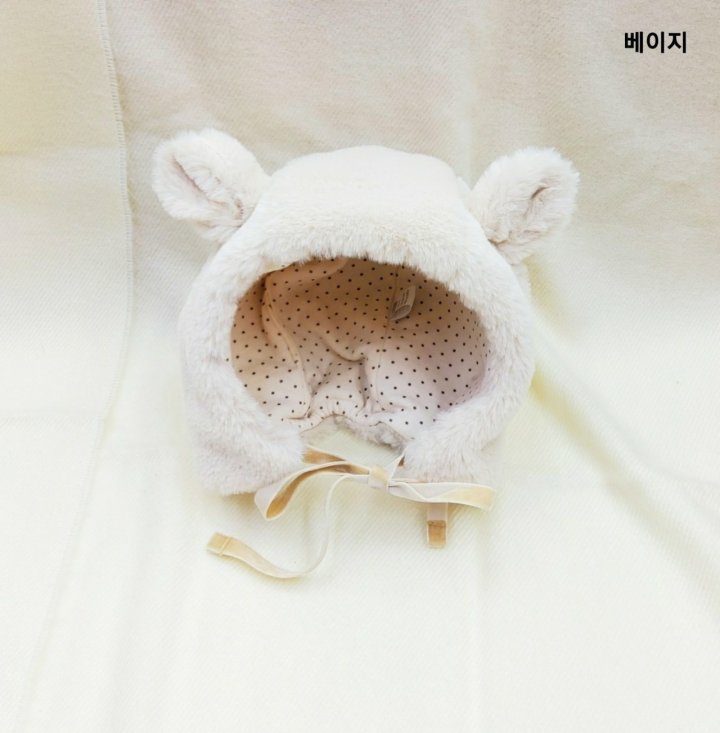 Shinseage Kids - Korean Children Fashion - #kidzfashiontrend - Dot Bear Earflap Hat - 5