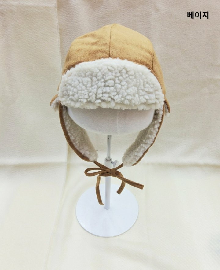 Shinseage Kids - Korean Children Fashion - #kidsstore - Suede Earflap Hat - 4