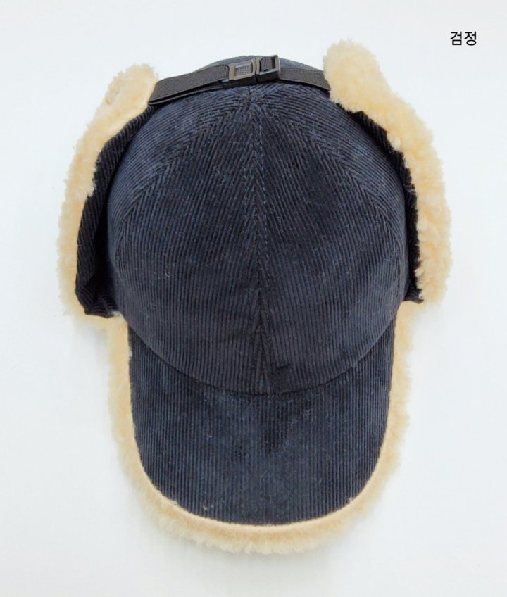 Shinseage Kids - Korean Children Fashion - #minifashionista - Corduroy Fleece Earflap Ball Cap - 5