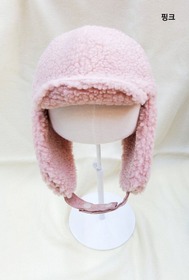 Shinseage Kids - Korean Children Fashion - #magicofchildhood - Fleece Button Earflap Hat - 4