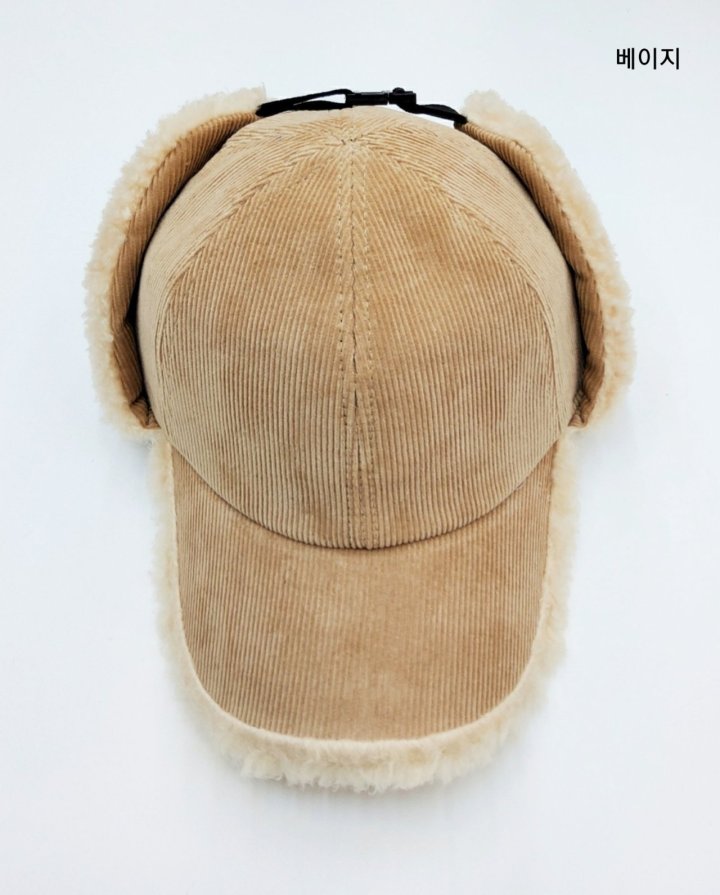 Shinseage Kids - Korean Children Fashion - #prettylittlegirls - Corduroy Fleece Earflap Ball Cap - 6