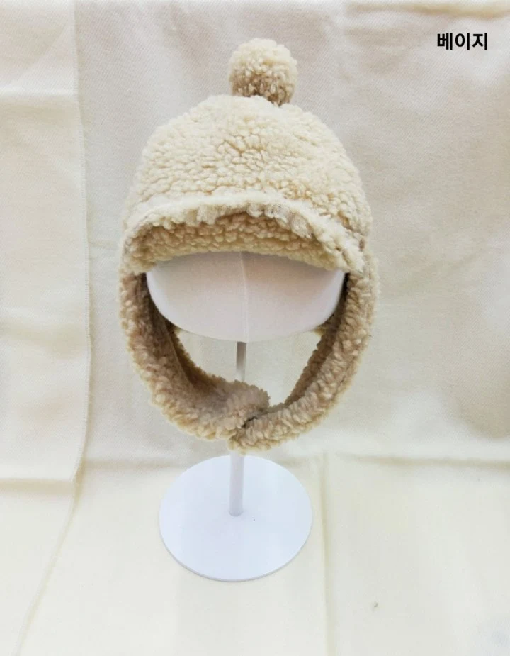 Shinseage Kids - Korean Children Fashion - #toddlerclothing - Long Ear Fleece Ball Hat - 3