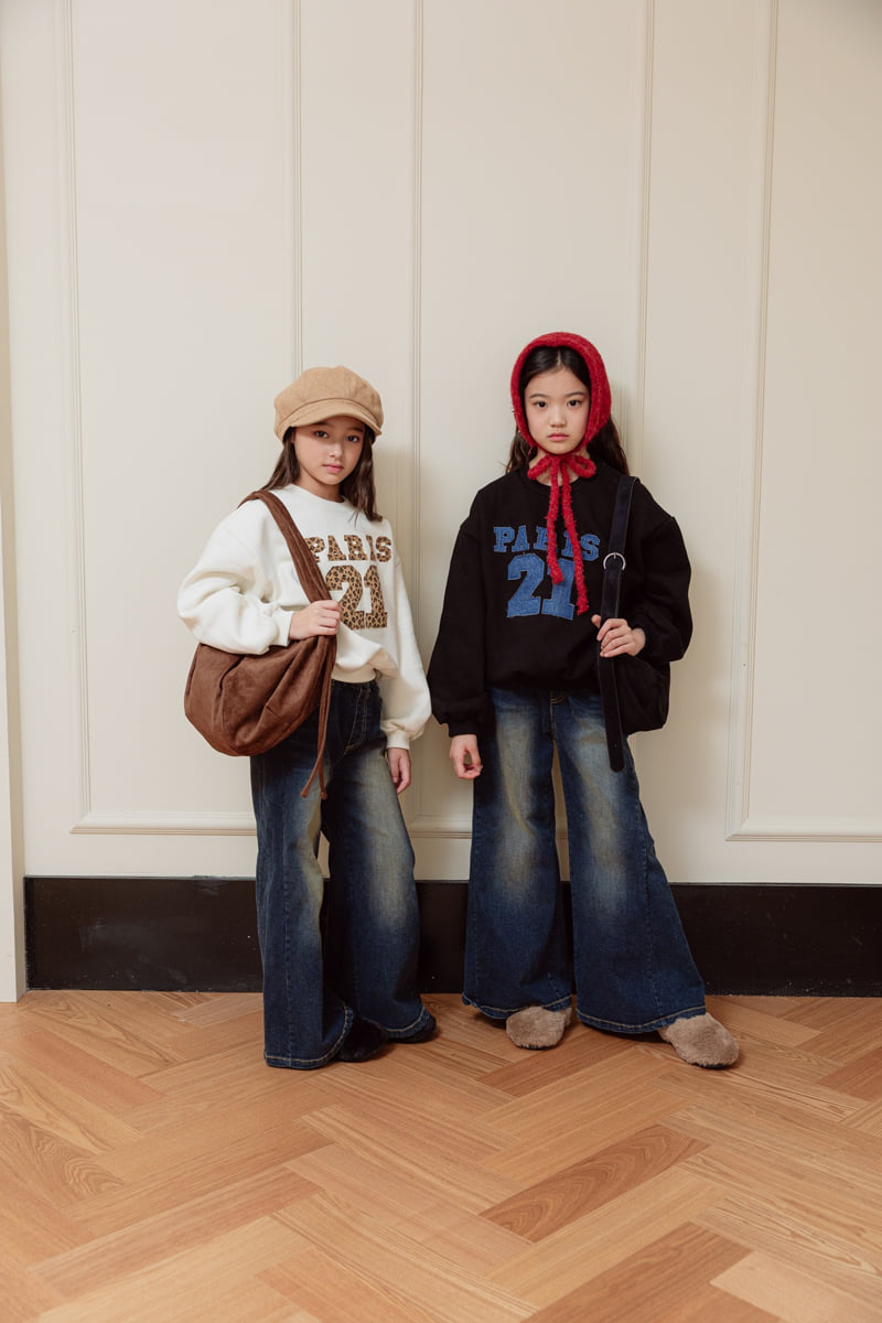 Sm2 - Korean Children Fashion - #Kfashion4kids - Number Brushed Sweatshirt - 7