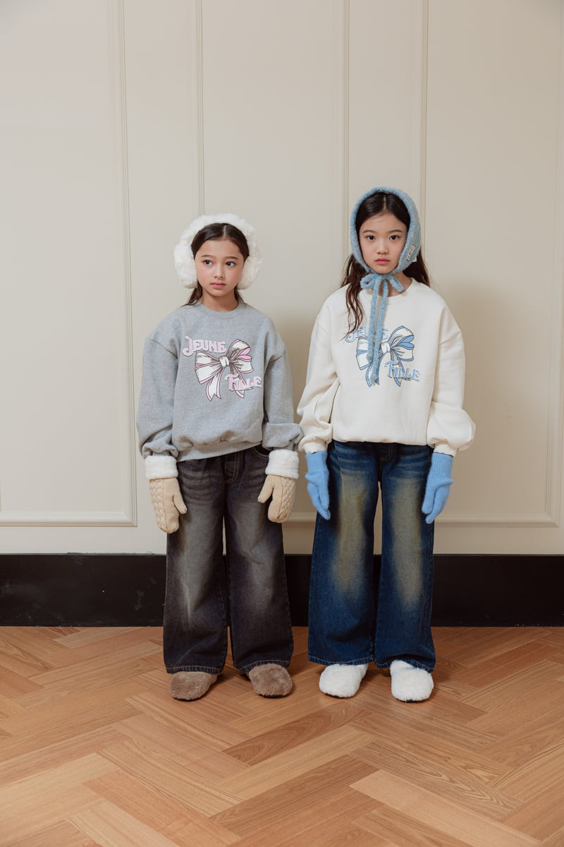 Sm2 - Korean Children Fashion - #childofig - Ribbon Brushed Sweatshirt - 7