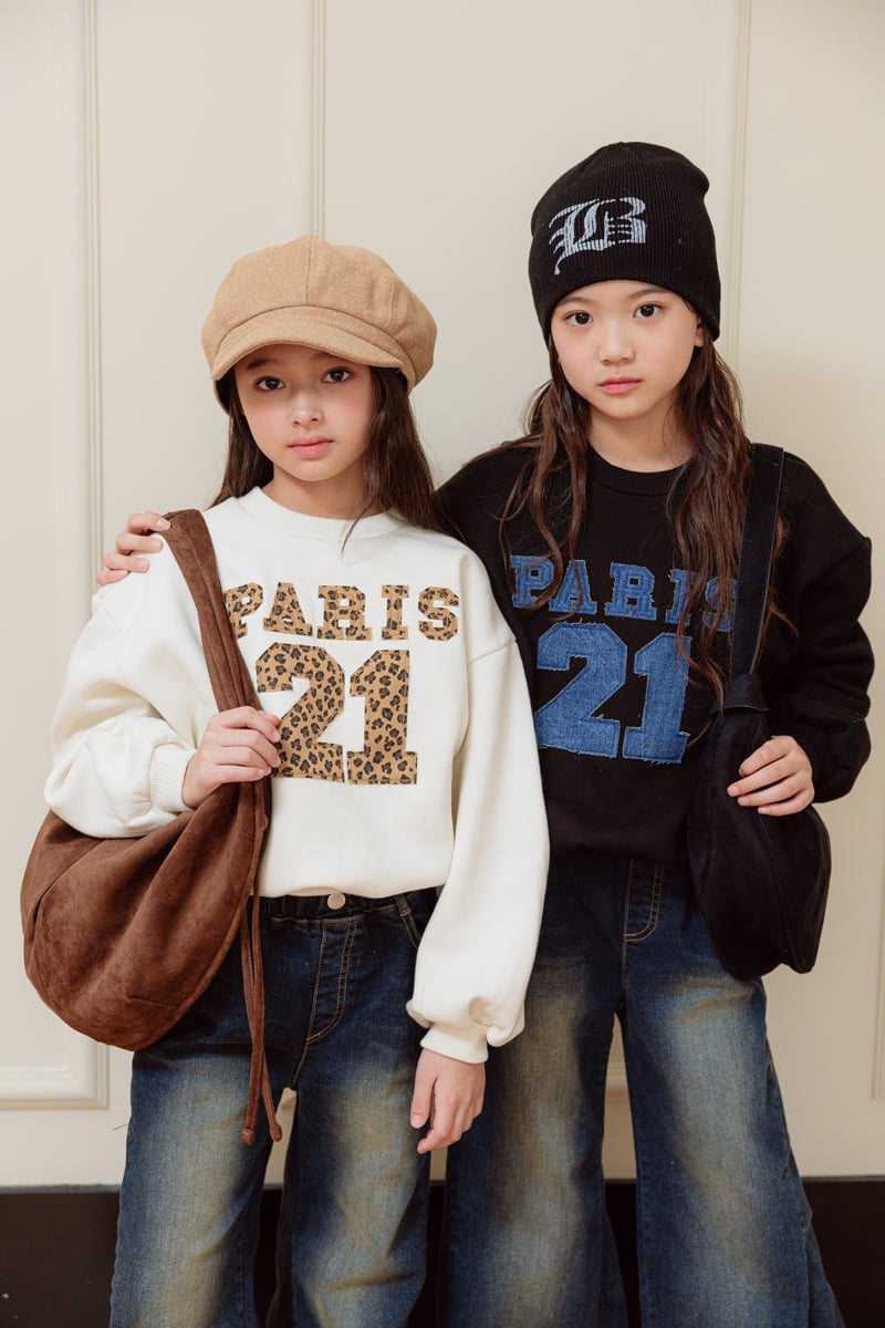 Sm2 - Korean Children Fashion - #designkidswear - Number Brushed Sweatshirt