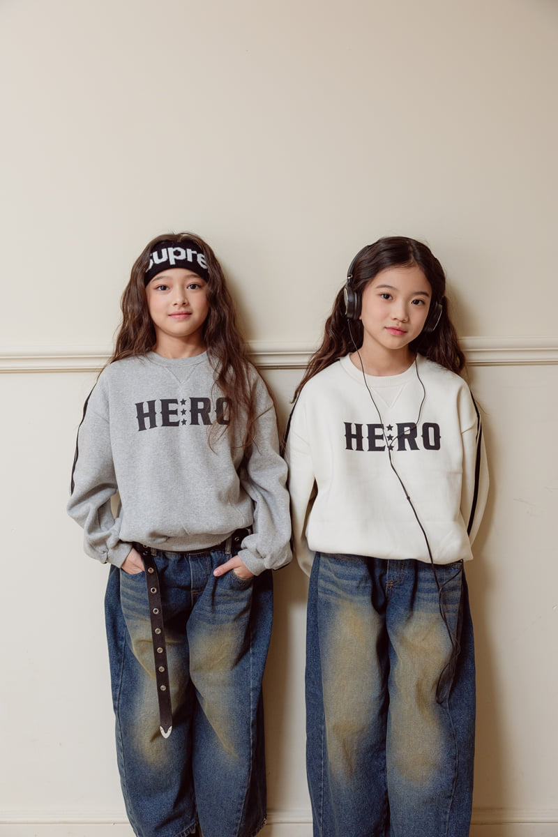 Sm2 - Korean Children Fashion - #discoveringself - Brushed Balloon Denim Pants - 8