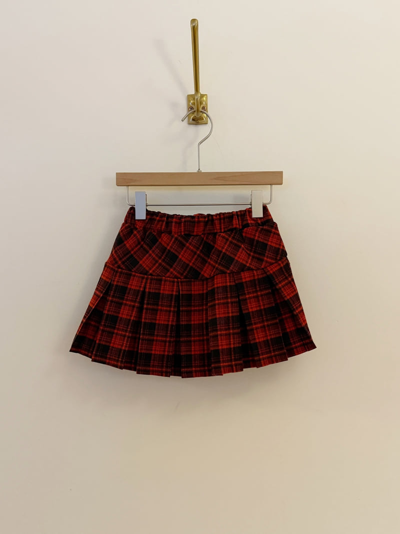 Sm2 - Korean Children Fashion - #discoveringself - Check Pleated Skirt - 3