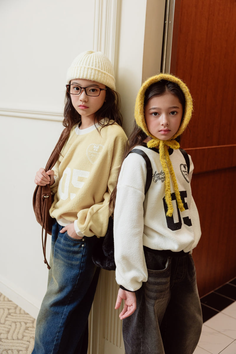 Sm2 - Korean Children Fashion - #fashionkids - Terry Lovely Sweatshirt - 12