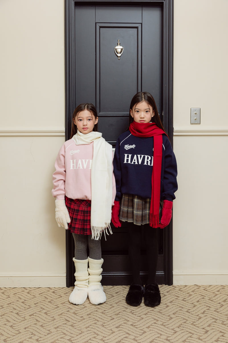 Sm2 - Korean Children Fashion - #kidsshorts - Raglan Brushed Sweatshirt - 5