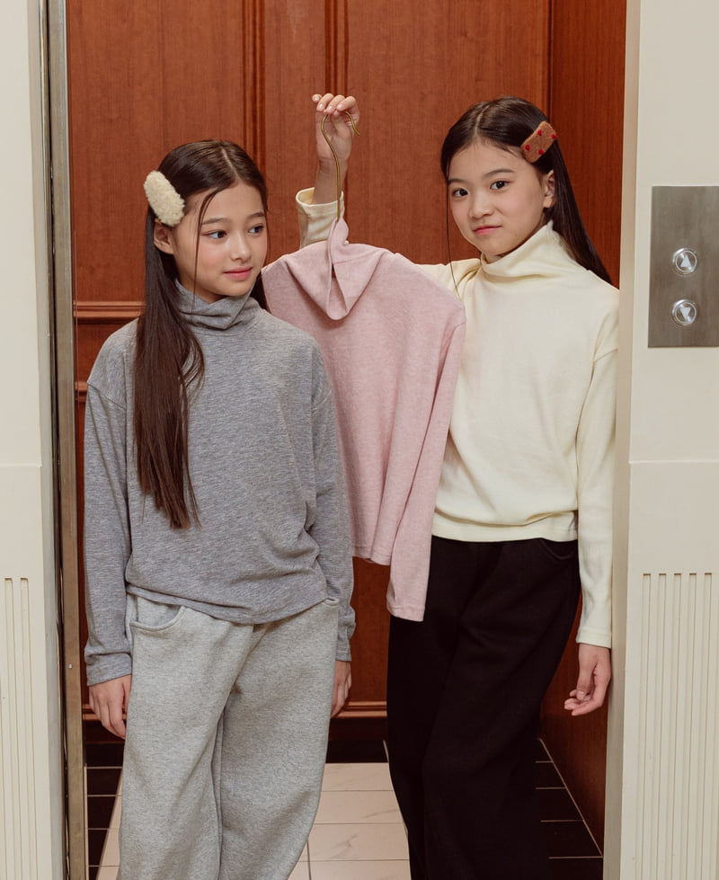 Sm2 - Korean Children Fashion - #kidsshorts - Turtleneck Tee