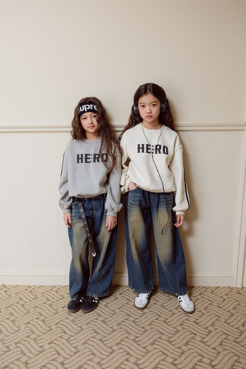 Sm2 - Korean Children Fashion - #kidsshorts - Brushed Balloon Denim Pants - 10
